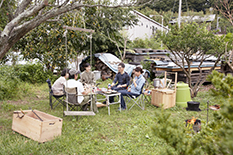 友人たちとBBQ